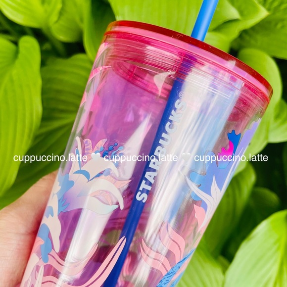 💐LAST ONE💕Starbucks 2023 Tropic Floral See through Venti Cold Cup Tumbler - Picture 5 of 14